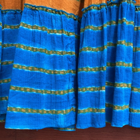 Ralph Lauren Maxi Skirt Size M Multi-Color, BOHO, Gauze, Pull On Style, NWT - Picture 5 of 9